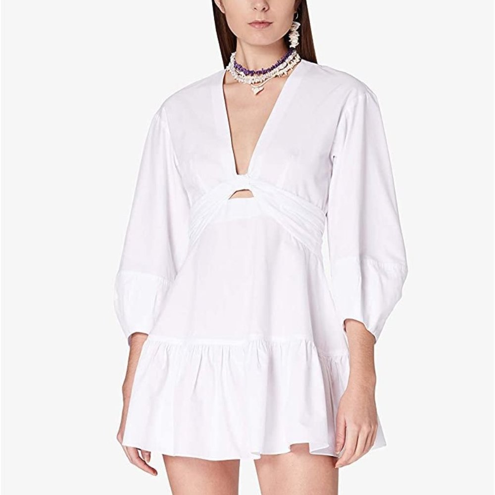 DEREK LAM White Mini Dress- NWT - Sz 6